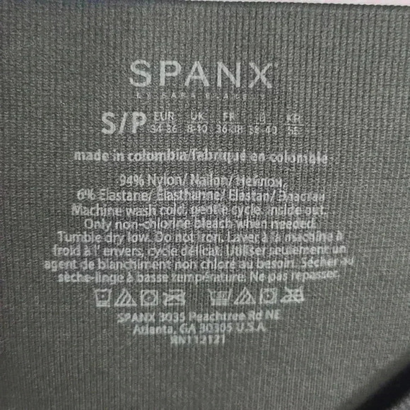 Spanx Look at Me Now Seamless Leggings Green Camo Size Small - Picture 9 of 9